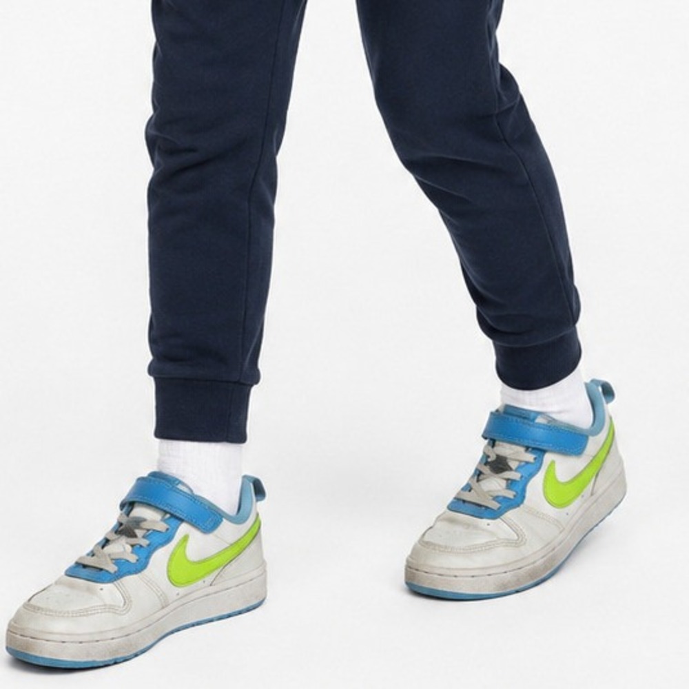 Nike Court Borough Low 2 Kids 3Y White Baltic Blue Volt BQ5451-122